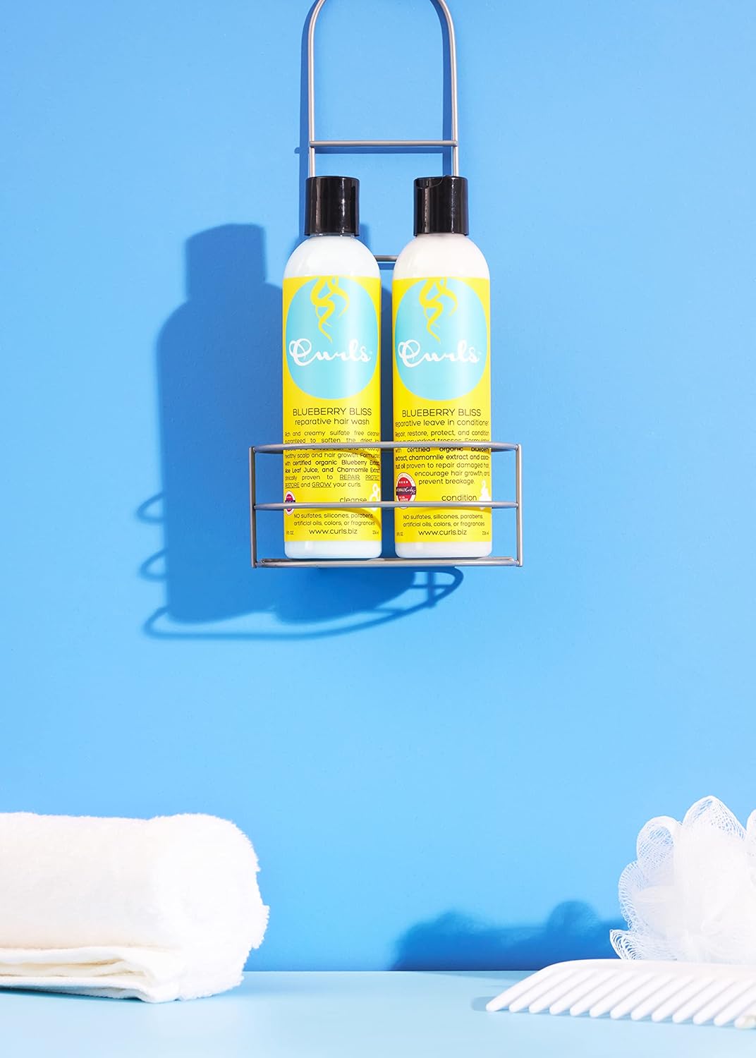 Curls Reparative Leave in Conditioner - Blueberry Bliss, 8 oz-859776000208-LR-355199-9-LR eShop