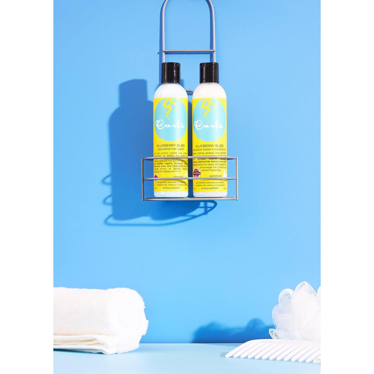 Curls Reparative Leave in Conditioner - Blueberry Bliss, 8 oz-859776000208-LR-355199-9-LR eShop