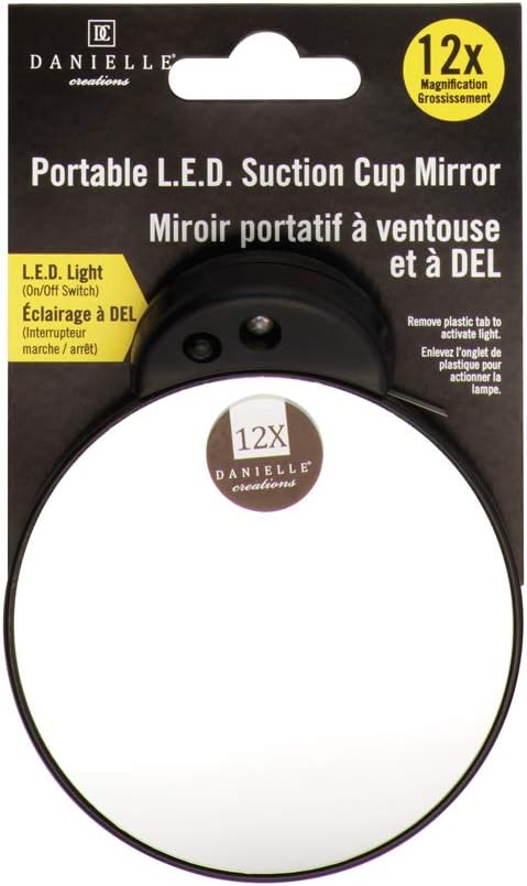 DANIELLE creations 3.5-Inch Travel Makeup Mirror - Assorted Colors-064323117302-LR-337043-1-LR eShop