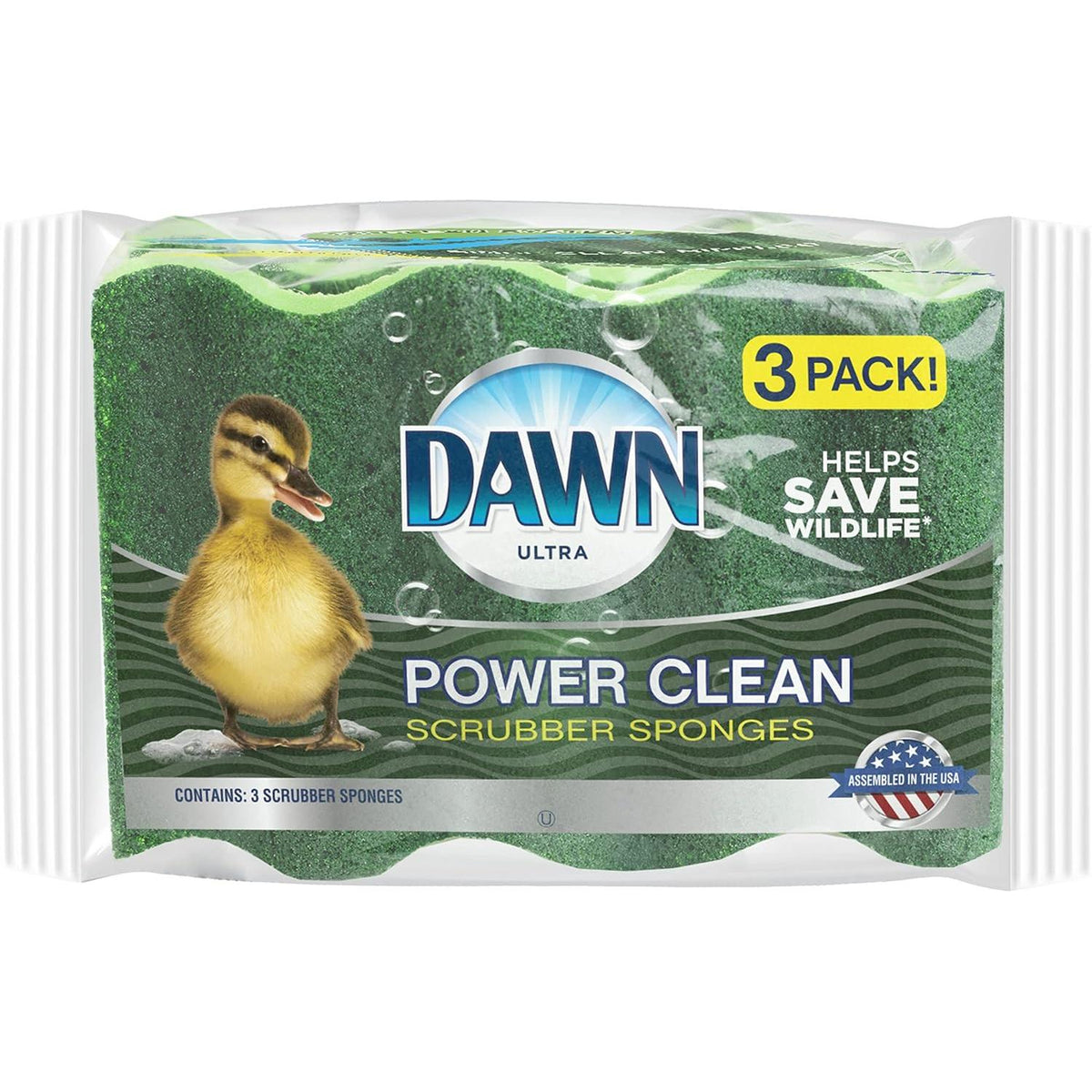 Dawn Power Clean Wedge-Shaped Scrubber Sponges, 3pk-011171285899-LR-349280-1-LR eShop
