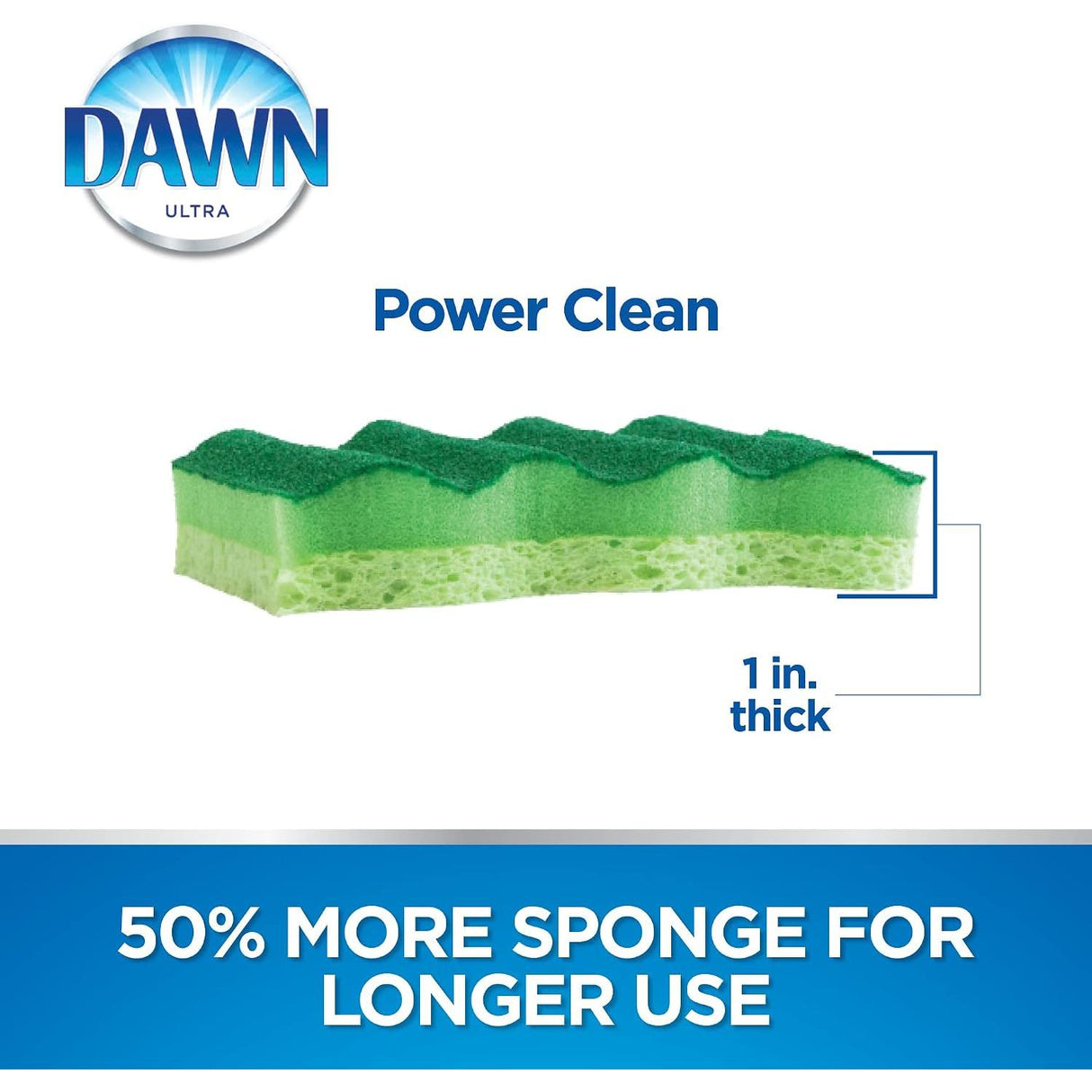 Dawn Power Clean Wedge-Shaped Scrubber Sponges, 3pk-011171285899-LR-349280-2-LR eShop