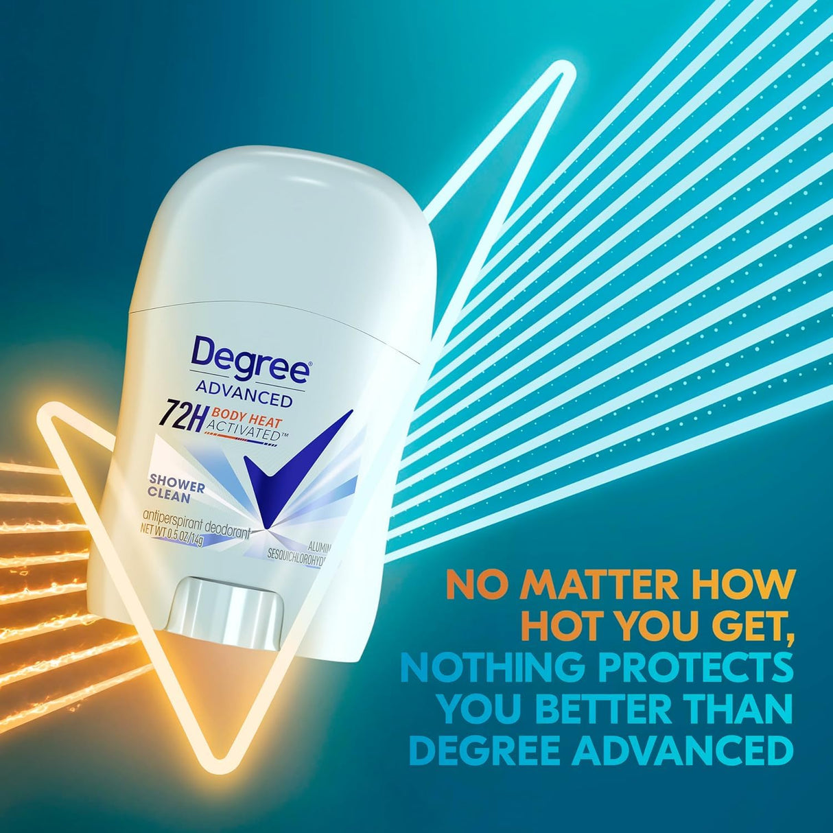 Degree Shower Clean Dry Protection Antiperspirant Deodorant Stick - Shower Clean, 0.5 oz-079400564306-LR-147678-5-LR eShop