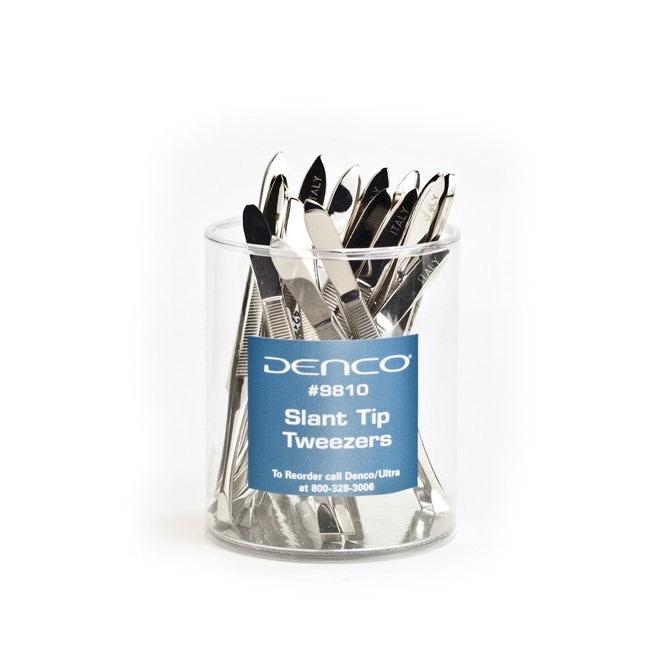 Denco Slant Tip Tweezer Drum, 24 count-LR-365907-1-LR eShop