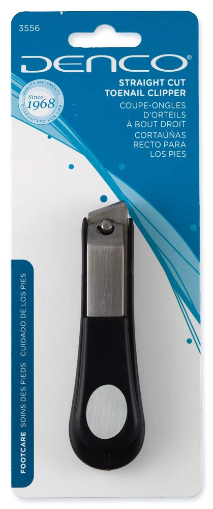 Denco Stainless Steel Straight Cut Toenail Clipper - Assorted Colors-042137355608-LR-363081-1-LR eShop
