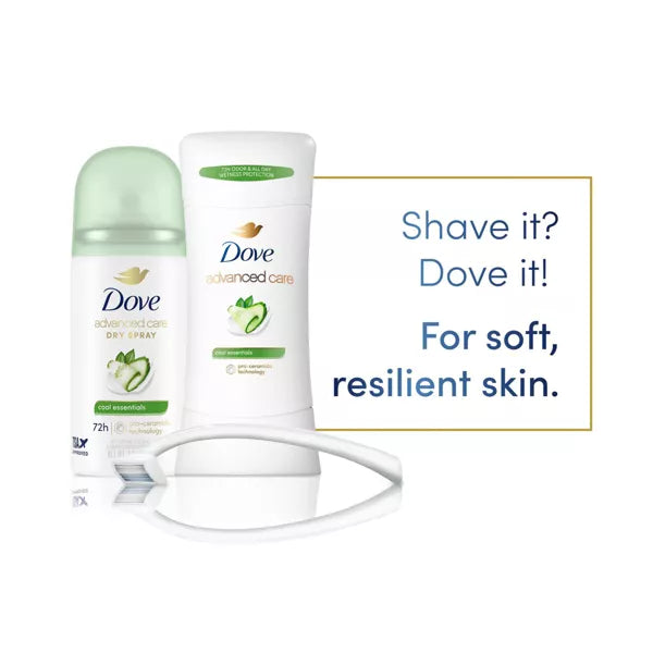 Dove Beauty Advanced Care Cool Essentials Antiperspirant & Deodorant Dry Spray, 1 oz-079400455376-LR-351334-6-LR eShop