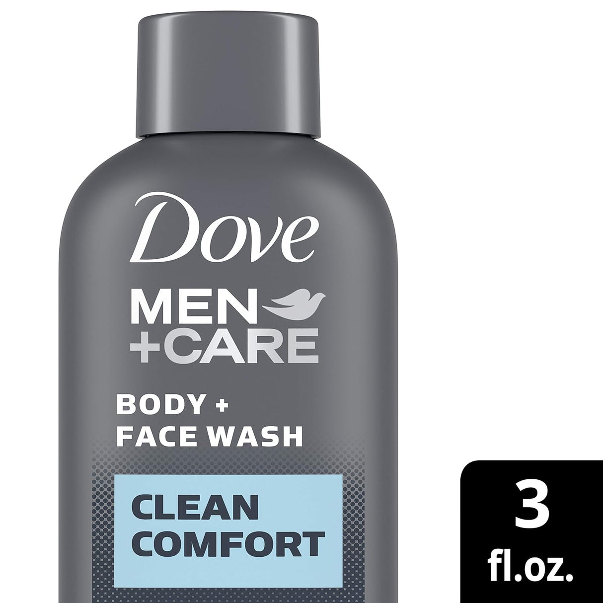 Dove Men + Care Body and Face Wash - Clean Comfort, 3 oz-011111172678-LR-351317-2-LR eShop