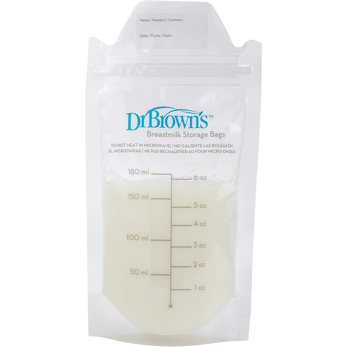 Dr Brown’s 6 oz Breast Milk Storage Bags, 50 count-851606002246-LR-355916-2-LR eShop