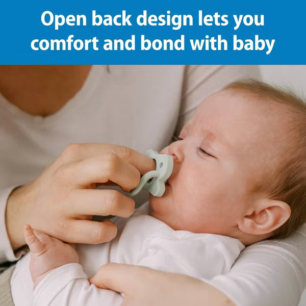 Dr Brown's HappyPaci One-Piece 100% Silicone Pacifier - 0-6 Months, 3 count-072239325520-LR-346600-7-LR eShop