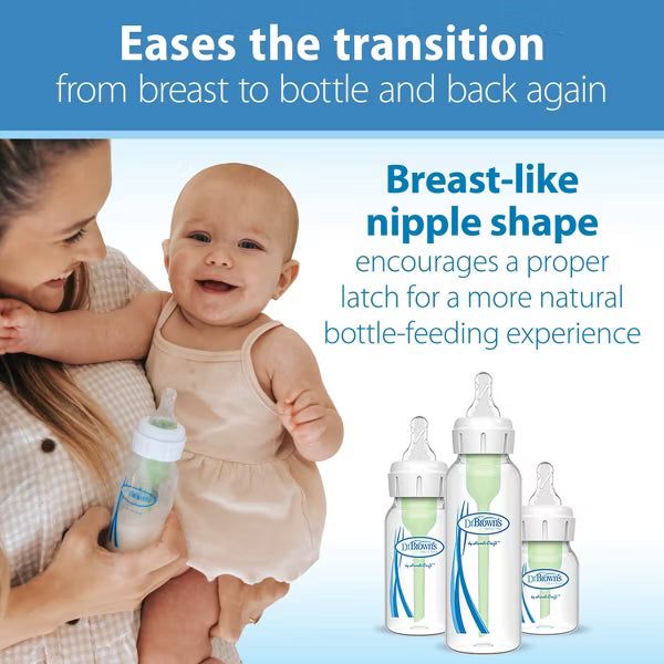 Dr Brown's Level 3 Narrow Baby Bottle Silicone Nipple - Medium-Fast Flow, 2 count-072239003329-LR-253861-4-LR eShop