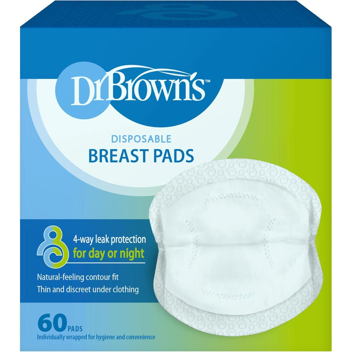 Dr Brown's Oval Disposable Breast Pads, 60 count-072239300251-LR-355913-1-LR eShop