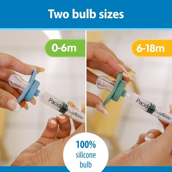 Dr Brown's Pacidose Liquid Medicine Dispenser for Babies with 2 Pacifier Bulbs - 0-6M & 6-18M-072239320884-LR-346595-5-LR eShop
