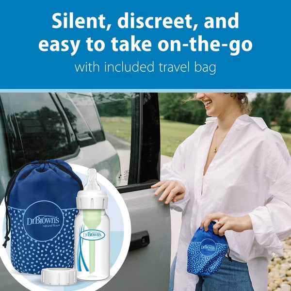 Dr Brown's Silicone Breast Pump with Anti-Colic Options Bottle and Travel Bag, 4 oz-072239316306-LR-355915-6-LR eShop