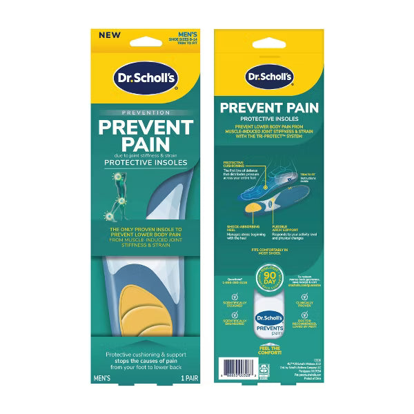 Dr. Scholl's Prevent Pain Men's Shoe Insoles - Size 8-14-888853003283-LR-352375-3-LR eShop