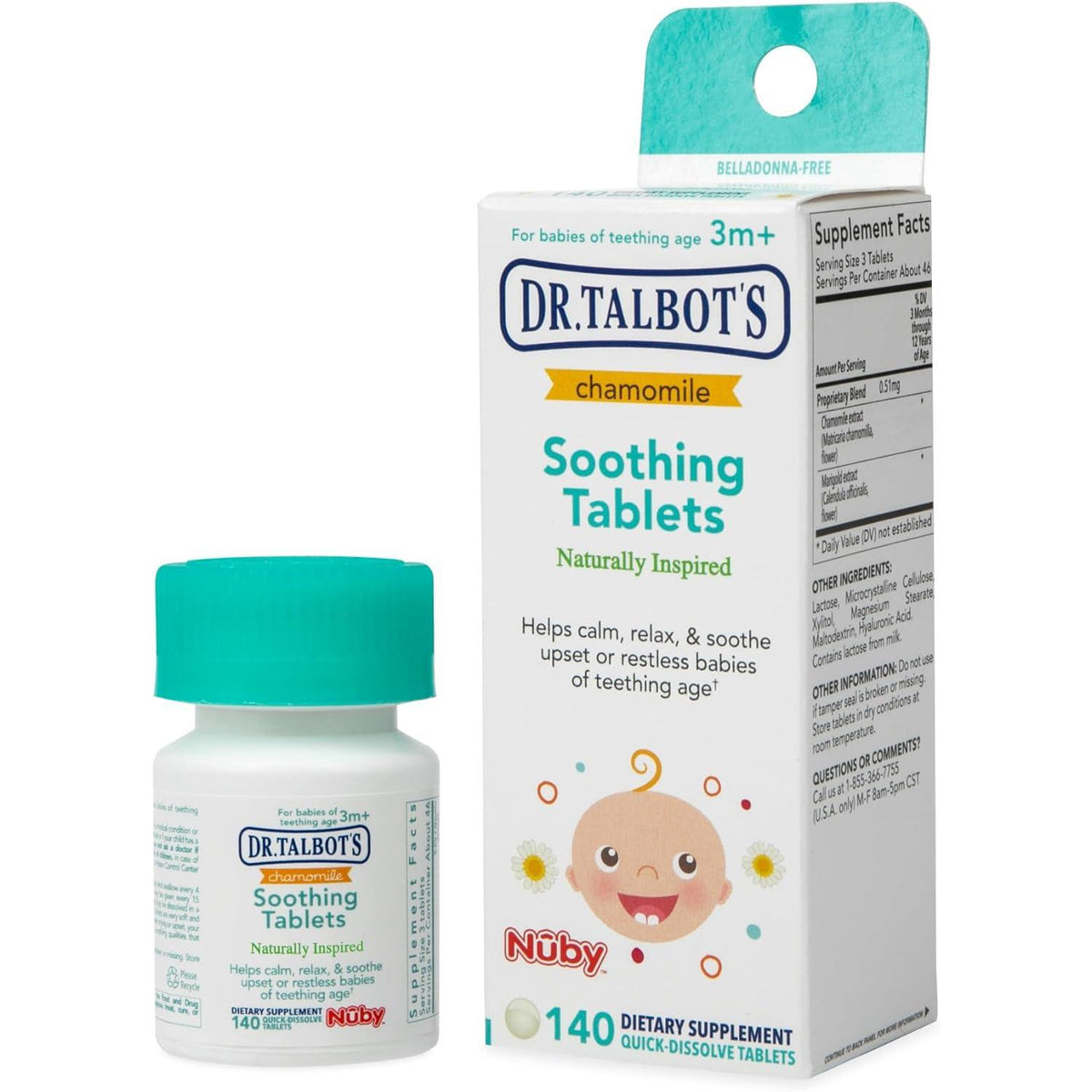 DR. TALBOT'S Quick Dissolve Chamomile Soothing Tablets, 140 count-370797231407-LR-331559-2-LR eShop