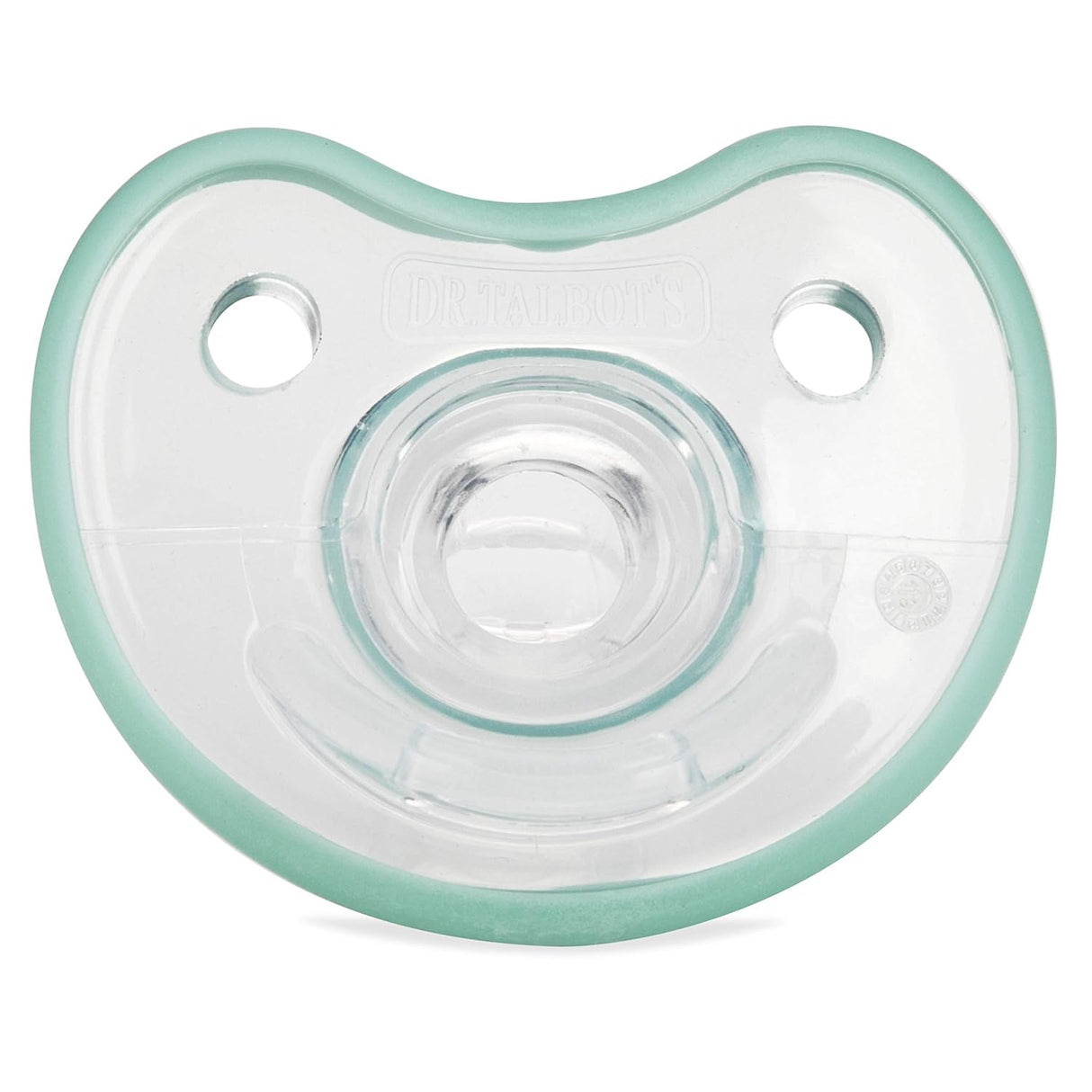 DR. TALBOT'S Soft-Flex Orthodontic Pacifiers, 0-6 months - Aqua and Clear, 2 count-370797800955-LR-355961-3-LR eShop