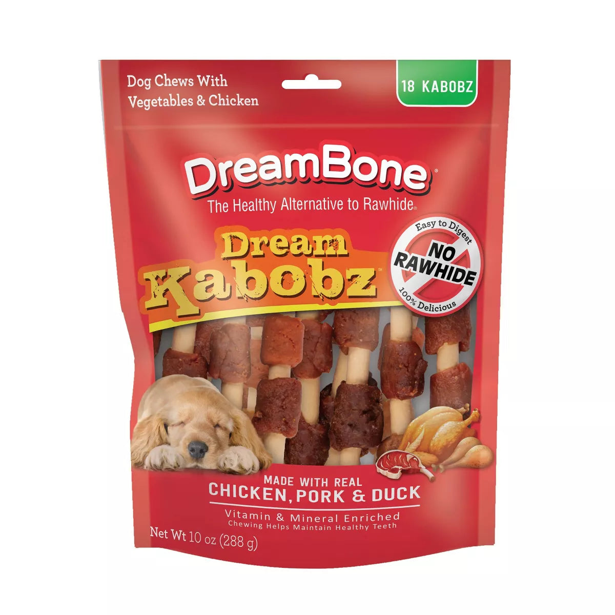 DreamBone Rawhide Free Dog Treat Dream Kabobz with Real Chicken, Beef and Pork, 18 count-810833025190-LR-320377-1-LR eShop