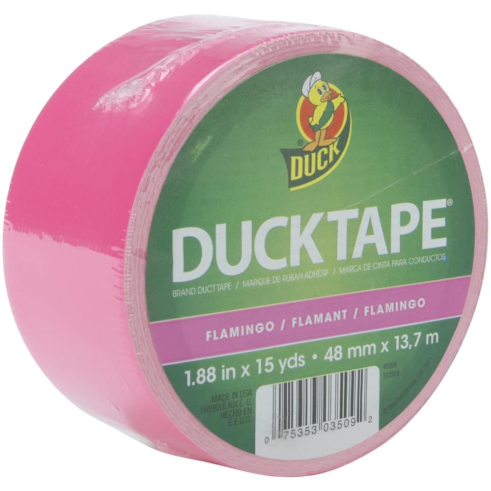 DUCK Color Duct Tape - Flamingo, 1.88" x 15 yds-075353035092-LR-220848-1-LR eShop