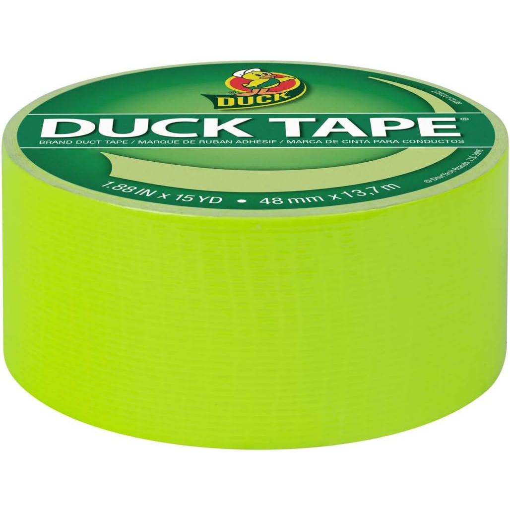 DUCK Color Duct Tape - Fluorescent Citrus, 1.88" x 15 yds-075353325674-LR-331118-2-LR eShop