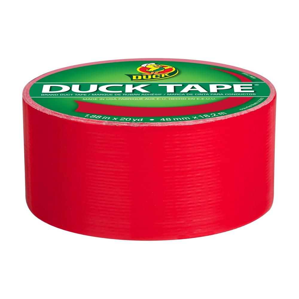 DUCK Color Duct Tape - Red, 1.88" x 20 yds-075353035061-LR-323521-2-LR eShop