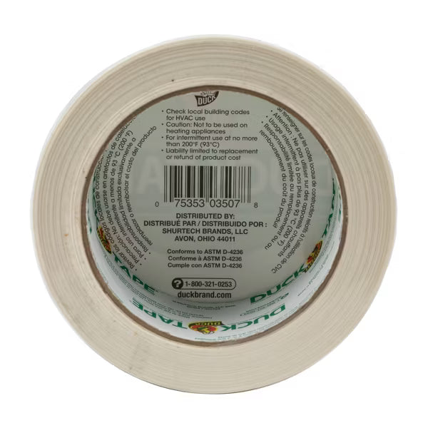 DUCK Color Duct Tape - White, 1.88" x 20 yds-075353035078-LR-277759-4-LR eShop