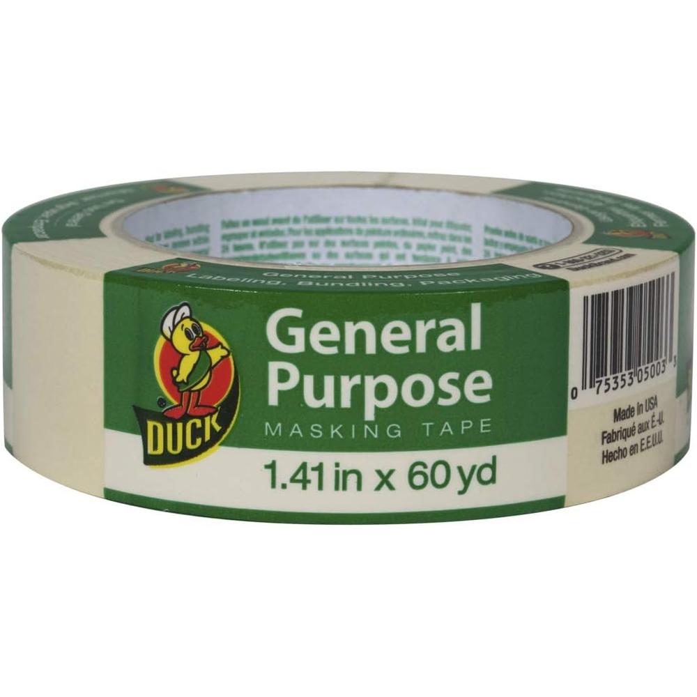 DUCK General Purpose Masking Tape - Beige, 1.41" x 60 yds-075353050033-LR-121966-1-LR eShop