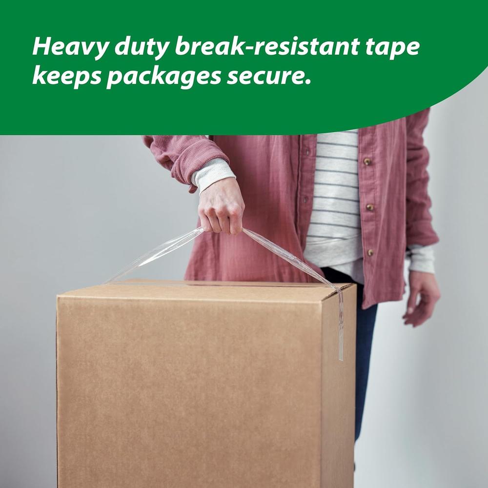DUCK HD Clear Heavy Duty Packing Tape with Dispenser - 1.88" x 54.6 yds, 2 Rolls-075353072905-LR-322560-2-LR eShop