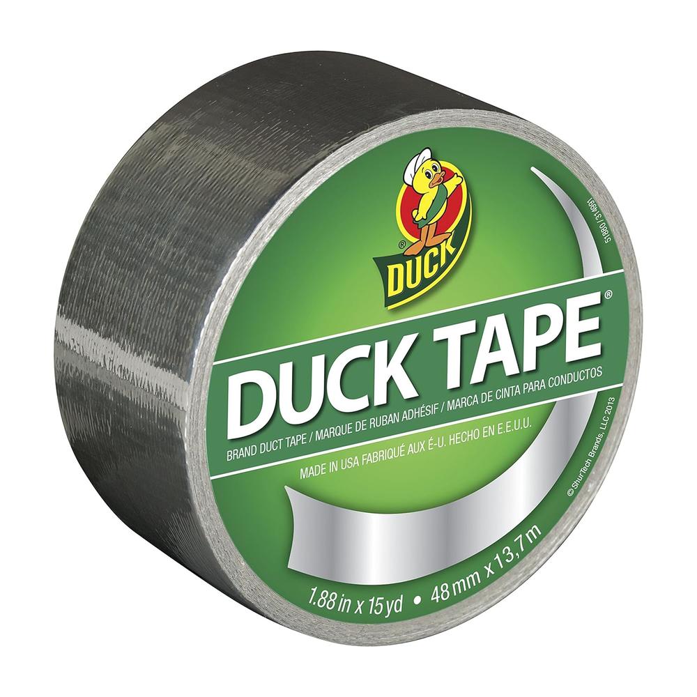 DUCK Metallic Color Duct Tape - Chrome, 1.88" x 15 yds-075353032893-LR-323520-1-LR eShop