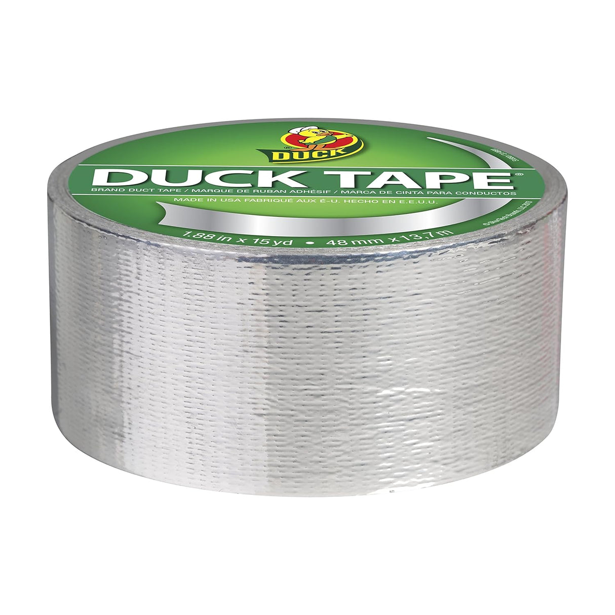 DUCK Metallic Color Duct Tape - Chrome, 1.88" x 15 yds-075353032893-LR-323520-2-LR eShop