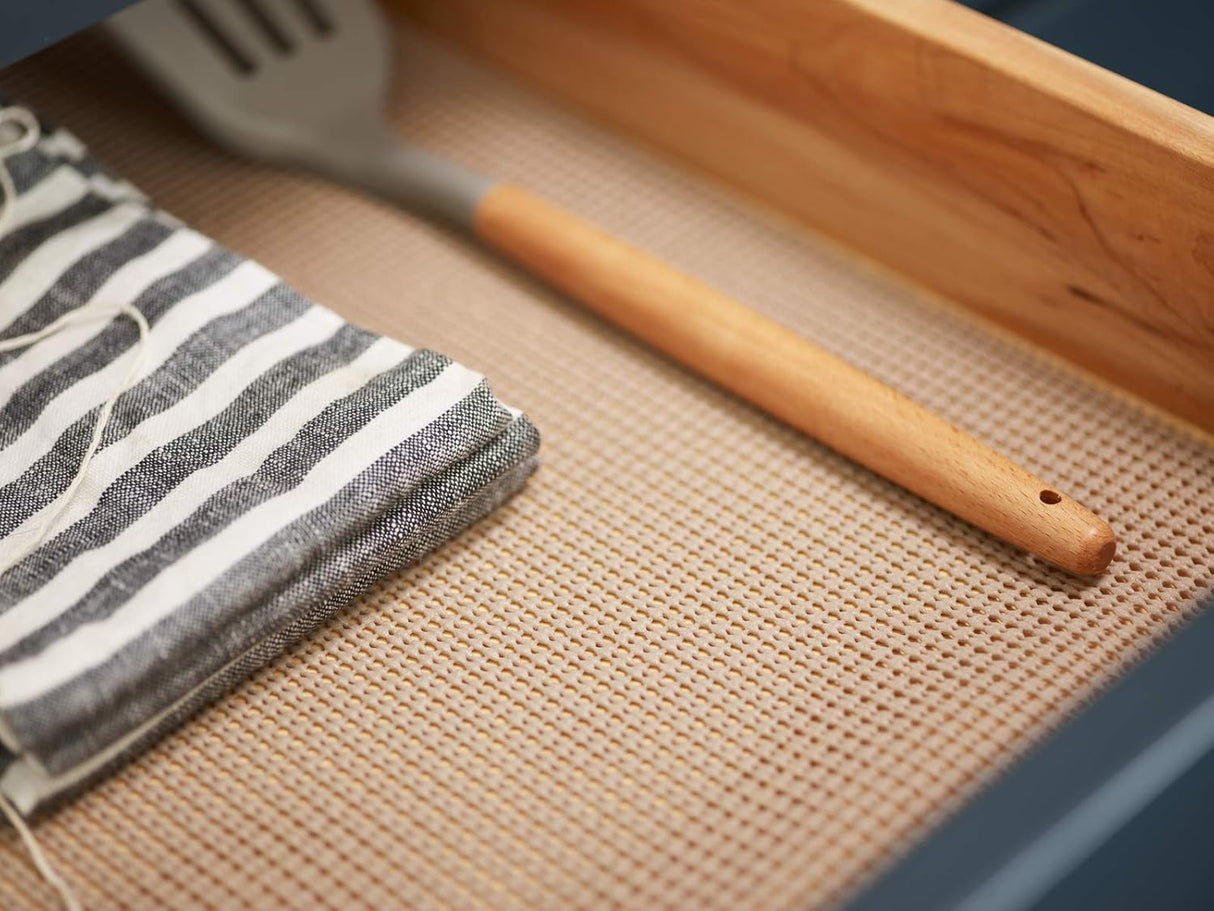 DUCK Select Grip EasyLiner Shelf and Drawer Liner - Taupe, 12" x 10'-075353262672-LR-272160-7-LR eShop