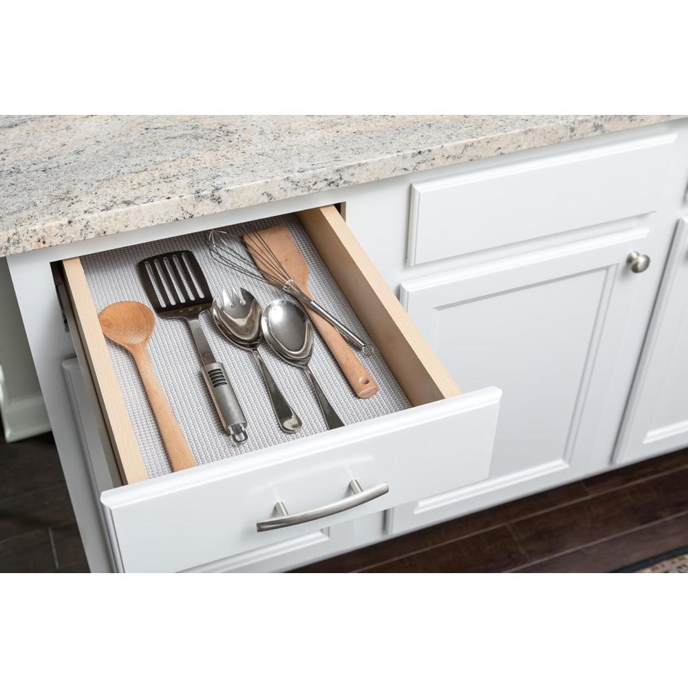 DUCK Select Grip EasyLiner Shelf and Drawer Liner - White, 12" x 10'-075353262733-LR-272161-4-LR eShop