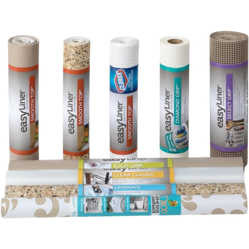 DUCK Select Grip EasyLiner Shelf and Drawer Liner - White, 12" x 10'-075353262733-LR-272161-9-LR eShop