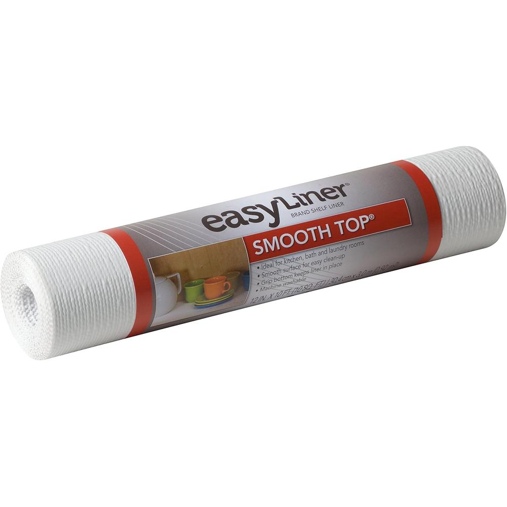DUCK Smooth Top EasyLiner Shelf and Drawer Liner - White, 12" x 10'-075353252253-LR-272817-1-LR eShop
