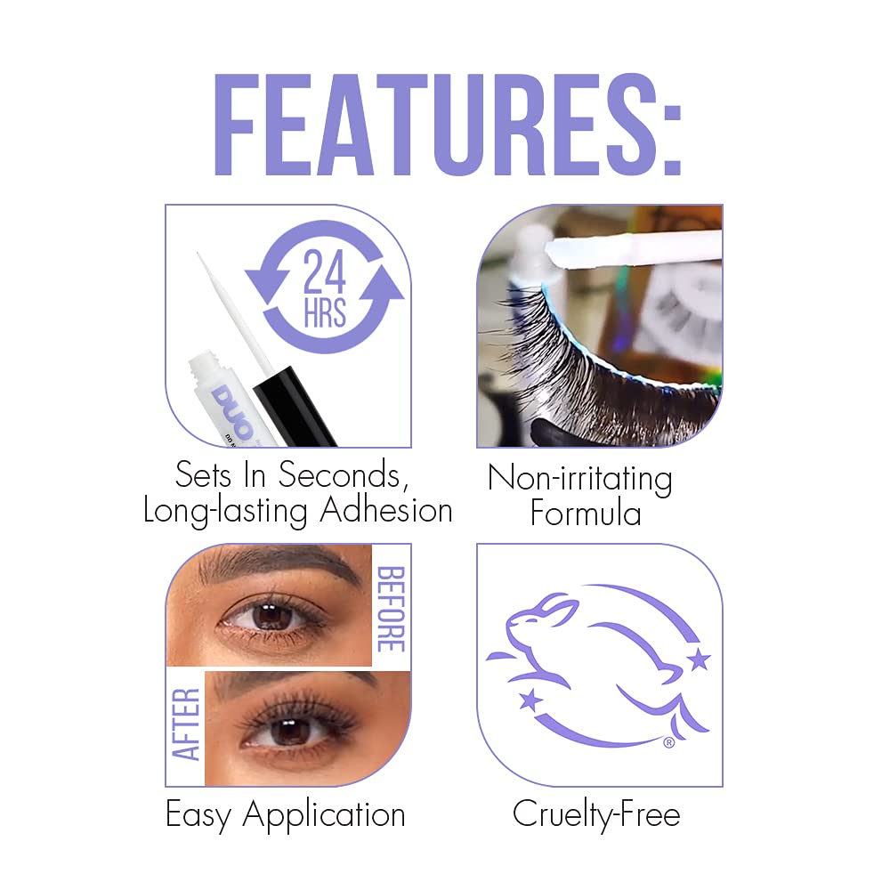 DUO Rosewater & Biotin Eyelash Glue - Clear-073930621966-LR-338867-5-LR eShop