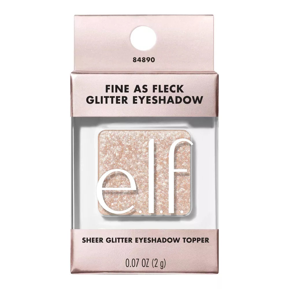e.l.f. Fine as Fleck Glitter Eyeshadow - White Hot, 0.07 oz-609332848900-LR-361081-1-LR eShop