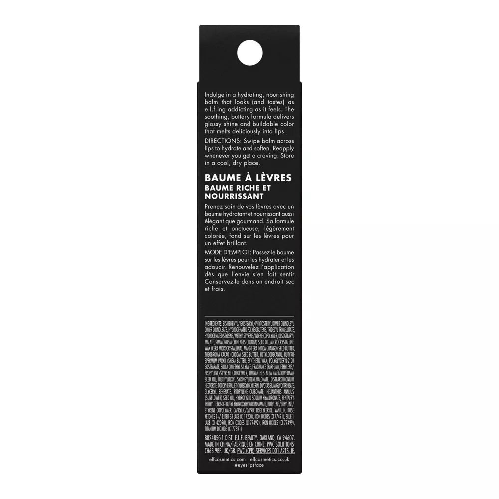 e.l.f. Glow Reviver Melting Lip Balm - Blackberry Sorbet, 0.52 oz-609332824850-LR-360246-14-LR eShop