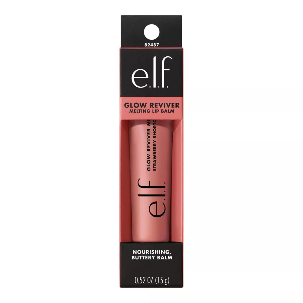 e.l.f. Glow Reviver Melting Lip Balm - Strawberry Shortcake, 0.52 oz-609332824874-LR-360248-1-LR eShop