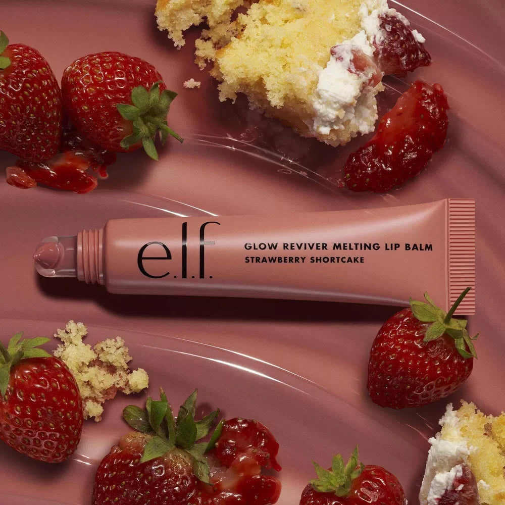 e.l.f. Glow Reviver Melting Lip Balm - Strawberry Shortcake, 0.52 oz-609332824874-LR-360248-13-LR eShop