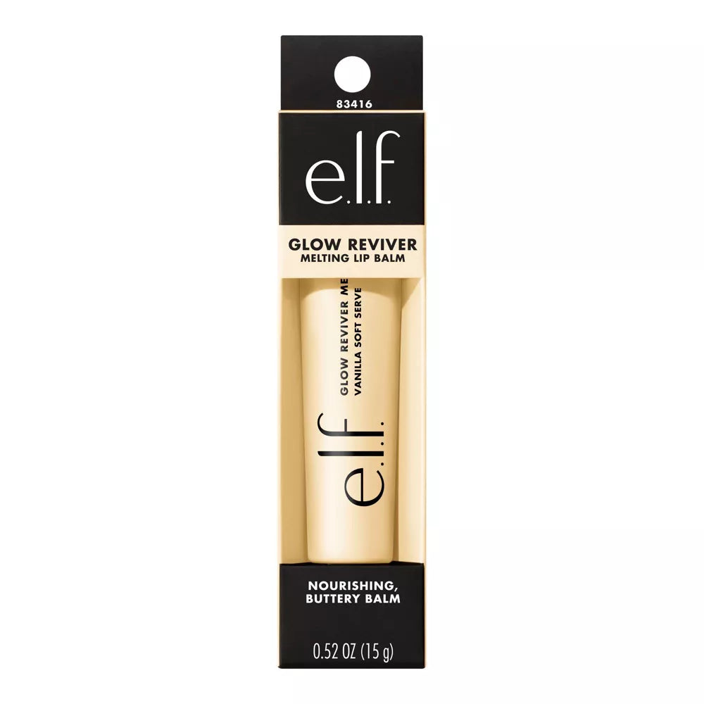 e.l.f. Glow Reviver Melting Lip Balm - Vanilla Soft Serve, 0.52 oz-609332834163-LR-360261-1-LR eShop