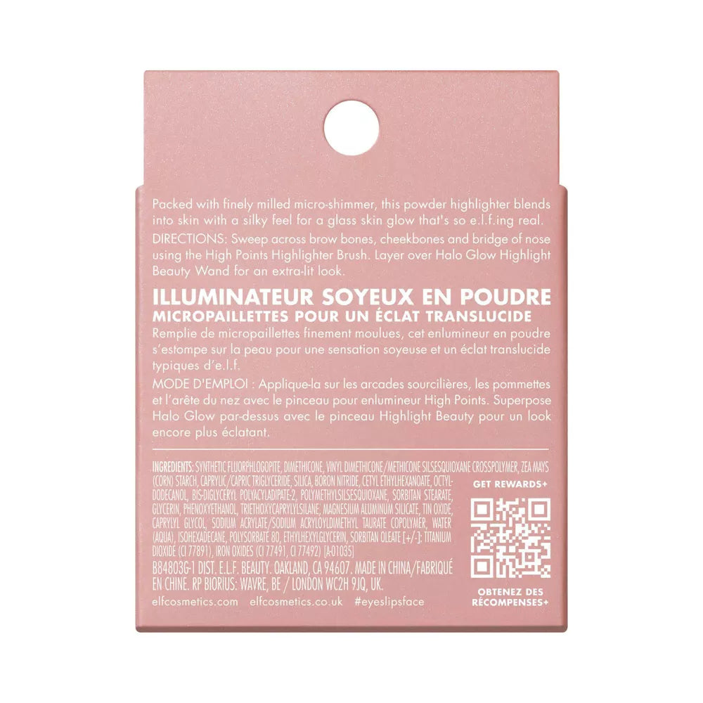 e.l.f. Halo Glow Silky Powder Highlighter - Prosecco Poppin', 0.15 oz-609332848030-LR-360275-5-LR eShop
