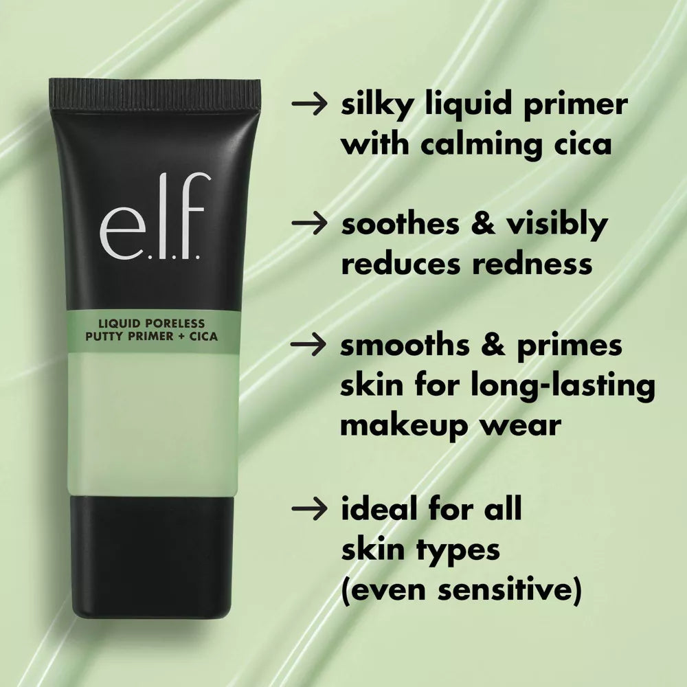 e.l.f. Liquid Poreless Putty Primer + Cica, 0.94 oz-609332820319-LR-360234-5-LR eShop