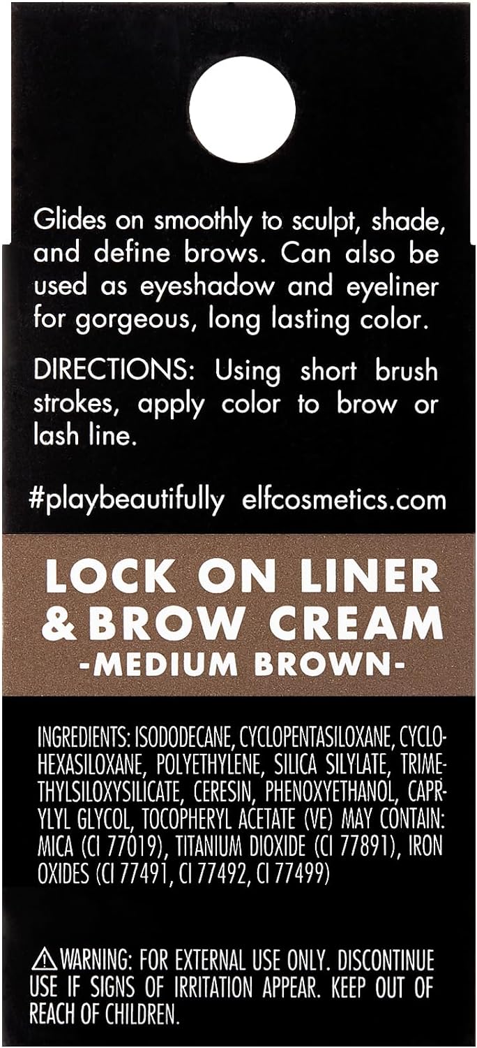 e.l.f. Lock On Liner & Brow Cream - Medium Brown-609332819436-LR-310661-4-LR eShop