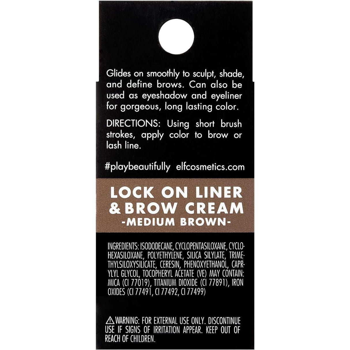 e.l.f. Lock On Liner & Brow Cream - Medium Brown-609332819436-LR-310661-4-LR eShop