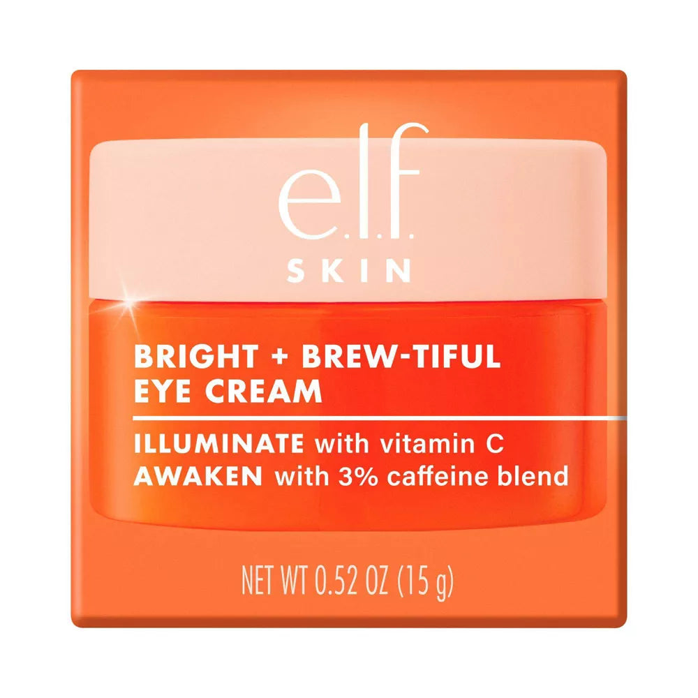 e.l.f. SKIN Bright + Brew-tiful Eye Cream, 0.52 oz-609332572072-LR-360223-1-LR eShop