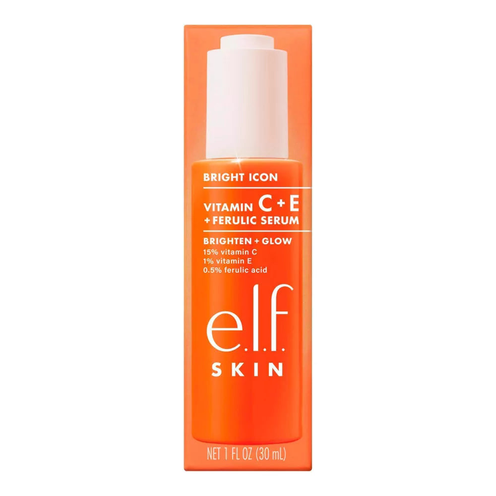e.l.f. SKIN Bright Icon Vitamin C + E + Ferulic Face Serum, 1 oz-609332576155-LR-360227-1-LR eShop