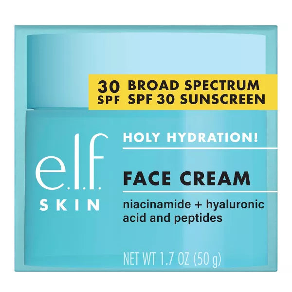 e.l.f. SKIN Holy Hydration! Broad Spectrum Sunscreen Face Cream - SPF 30-609332815704-LR-334258-1-LR eShop
