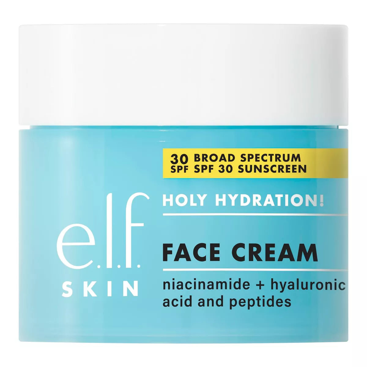 e.l.f. SKIN Holy Hydration! Broad Spectrum Sunscreen Face Cream - SPF 30-609332815704-LR-334258-4-LR eShop