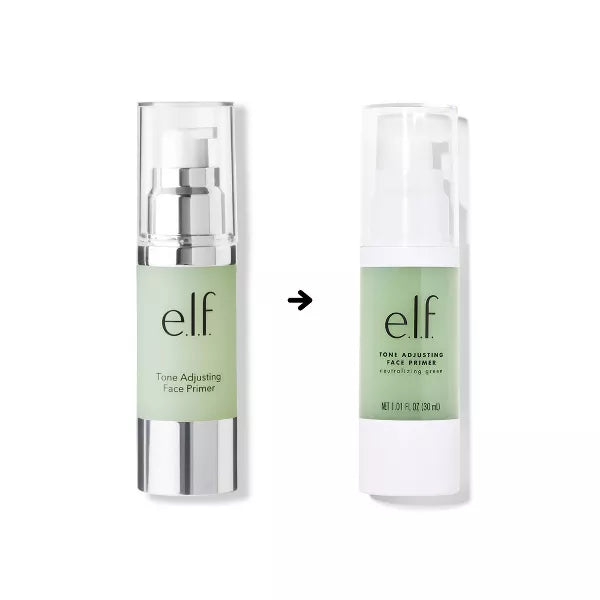 e.l.f. Tone Adjusting Face Primer Large - Green, 1.01 fl oz-609332834118-LR-324945-4-LR eShop