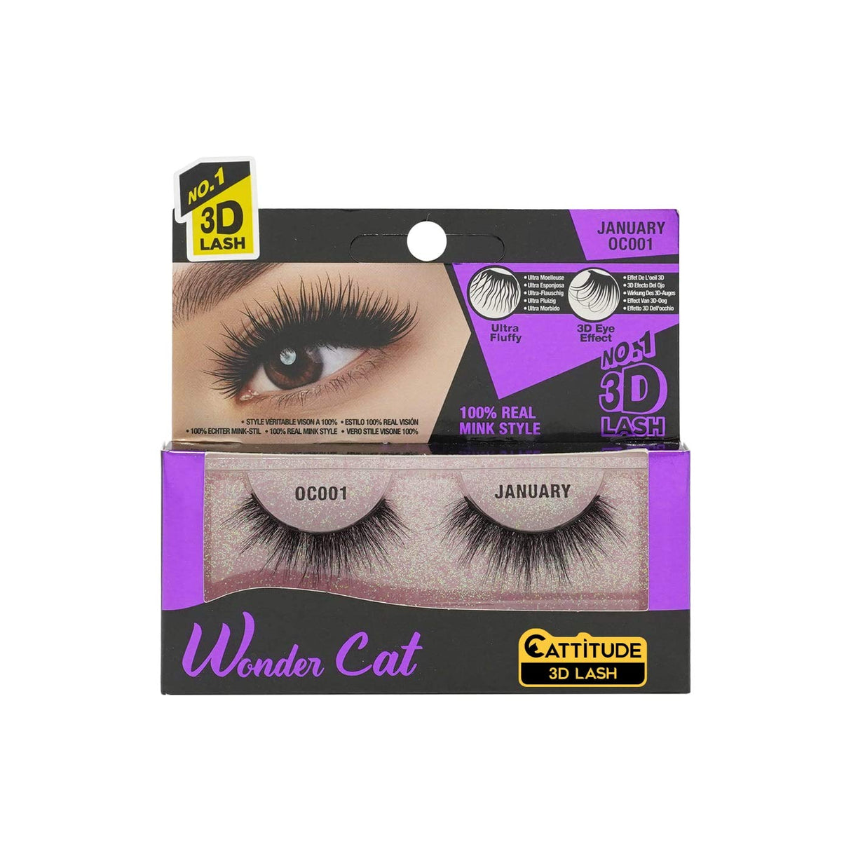 EBIN NEW YORK Cattitude Wonder Cat 3D Faux Mink Lashes - January-812429031998-LR-332545-1-LR eShop