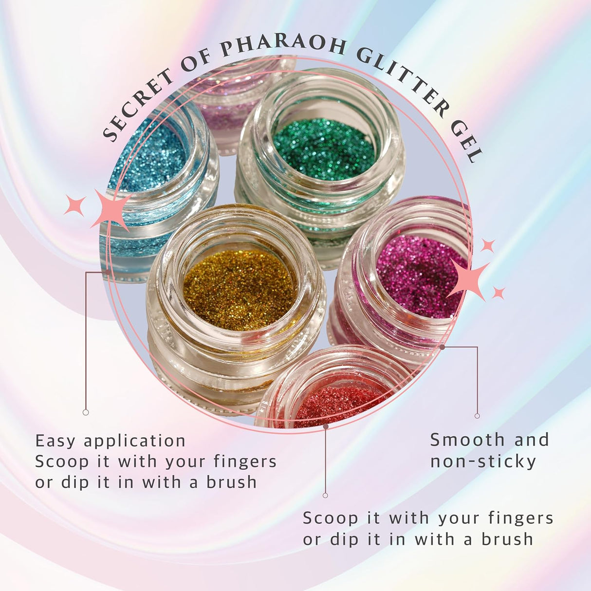 EBIN NEW YORK Secret of Pharaoh Glitter Gel - Lavender Sparkle-810122680222-LR-353869-4-LR eShop