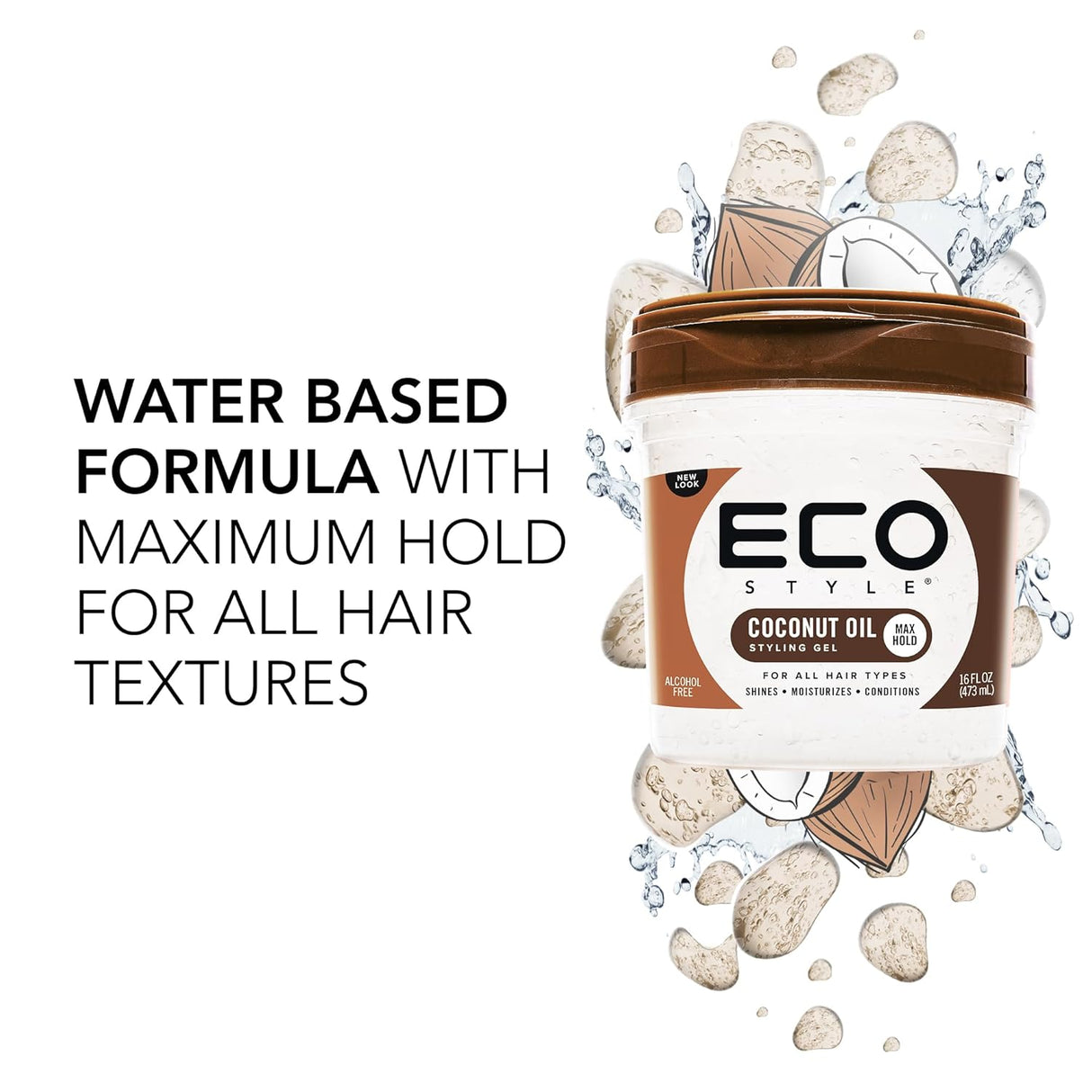 ECO STYLE Professional Styling Gel With Coconut Oil, 16 oz-748378004168-LR-355119-3-LR eShop